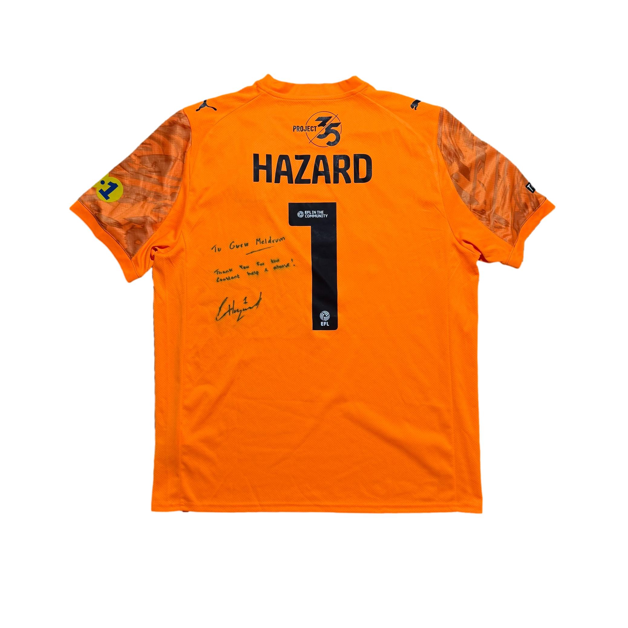 Plymouth Home GK Shirt 2025 - 2026 (XL) Hazard 1 Match Issue/ Worn + Signed