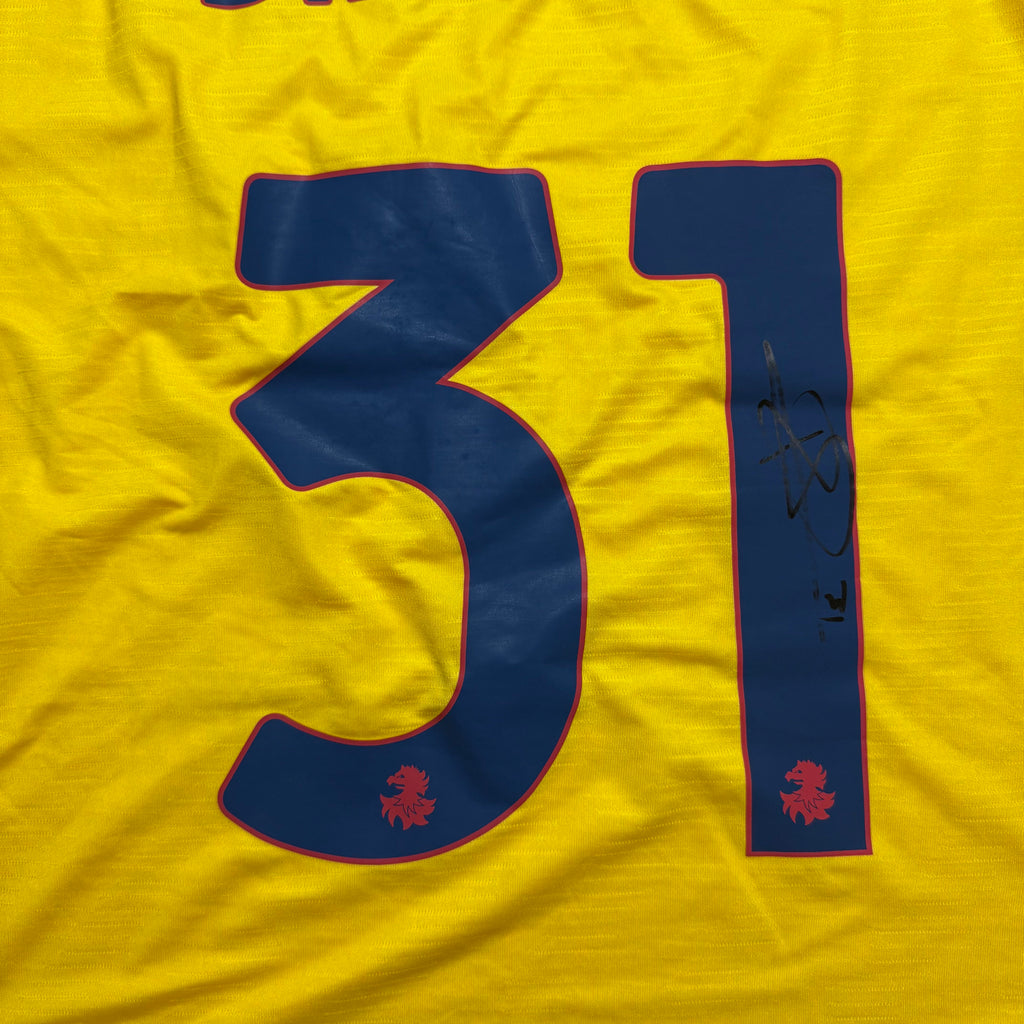 Genoa GK Shirt 2025 - 2026 (XXL) Siegrist 31 Match Issue/ Worn + Signed
