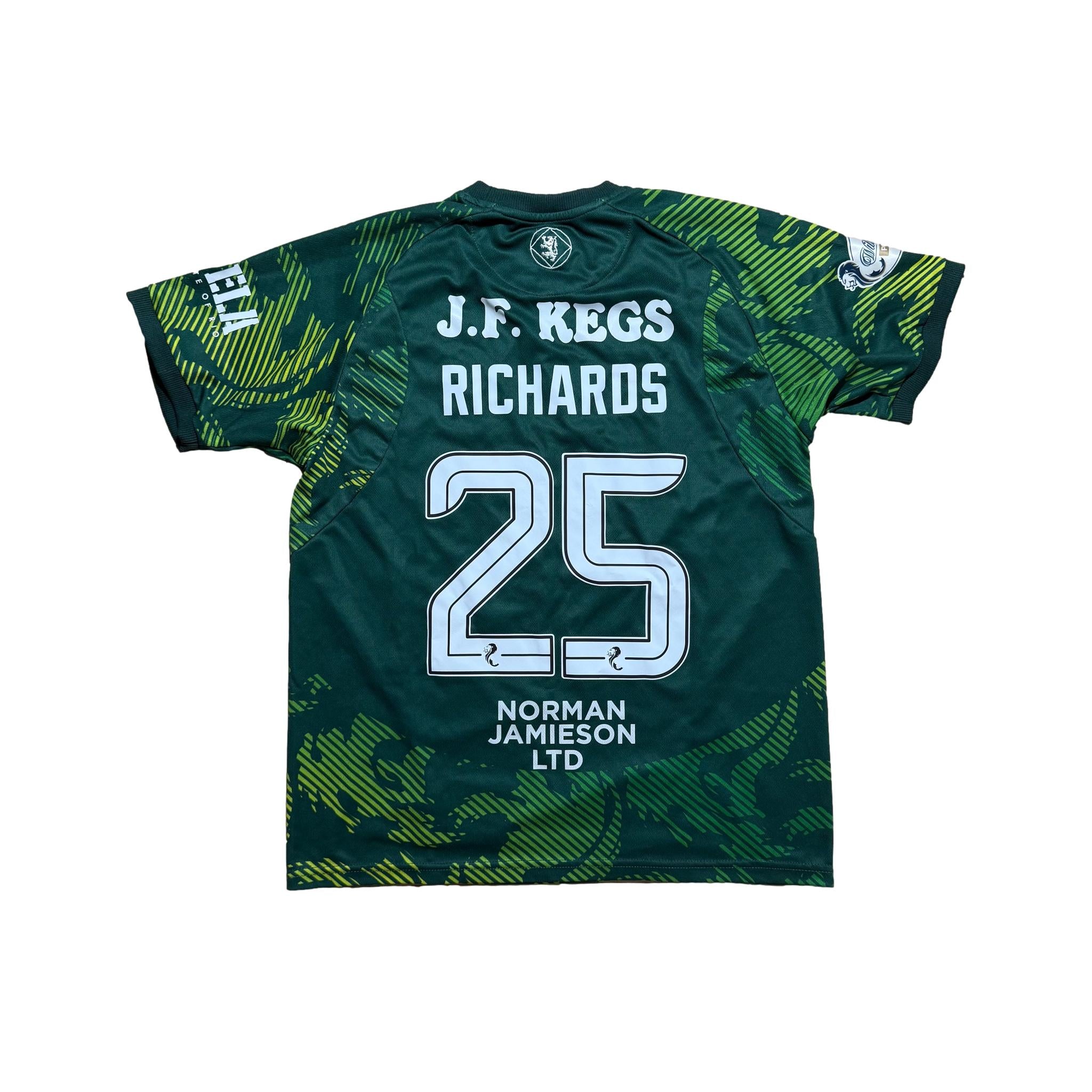 Dundee United GK Shirt 2025 - 2026 (L) Richards 25 Match Issue/ Worn