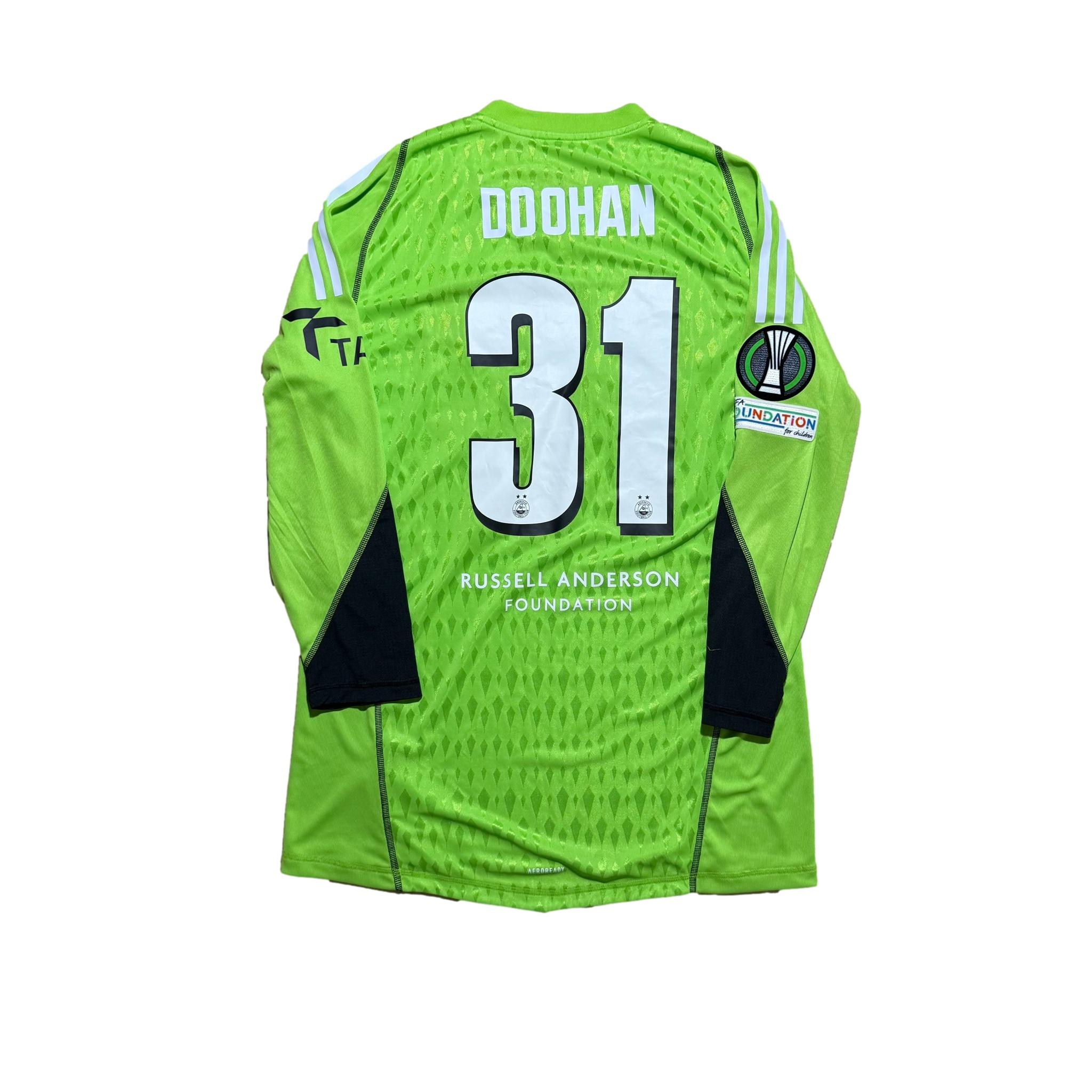 Aberdeen GK Shirt 2023 - 2024 (XL) Doohan 31 Match Issue