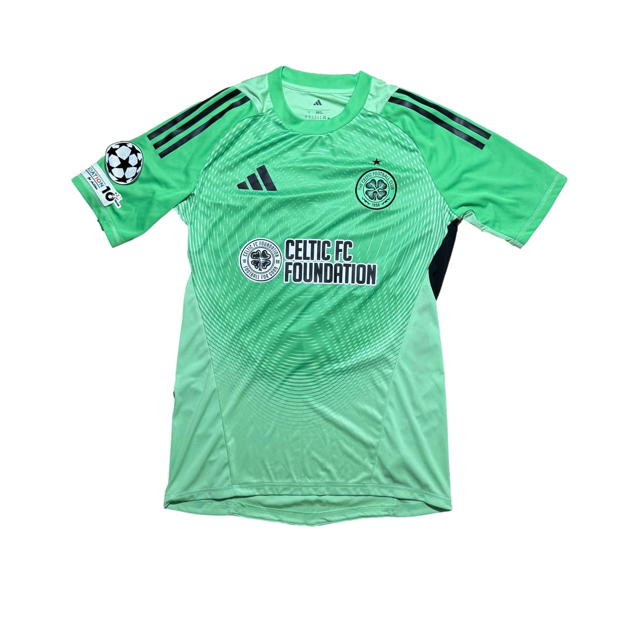 Celtic GK Shirt 2025 - 2026 (L) Sinisalo 12 Match Issue/ Worn
