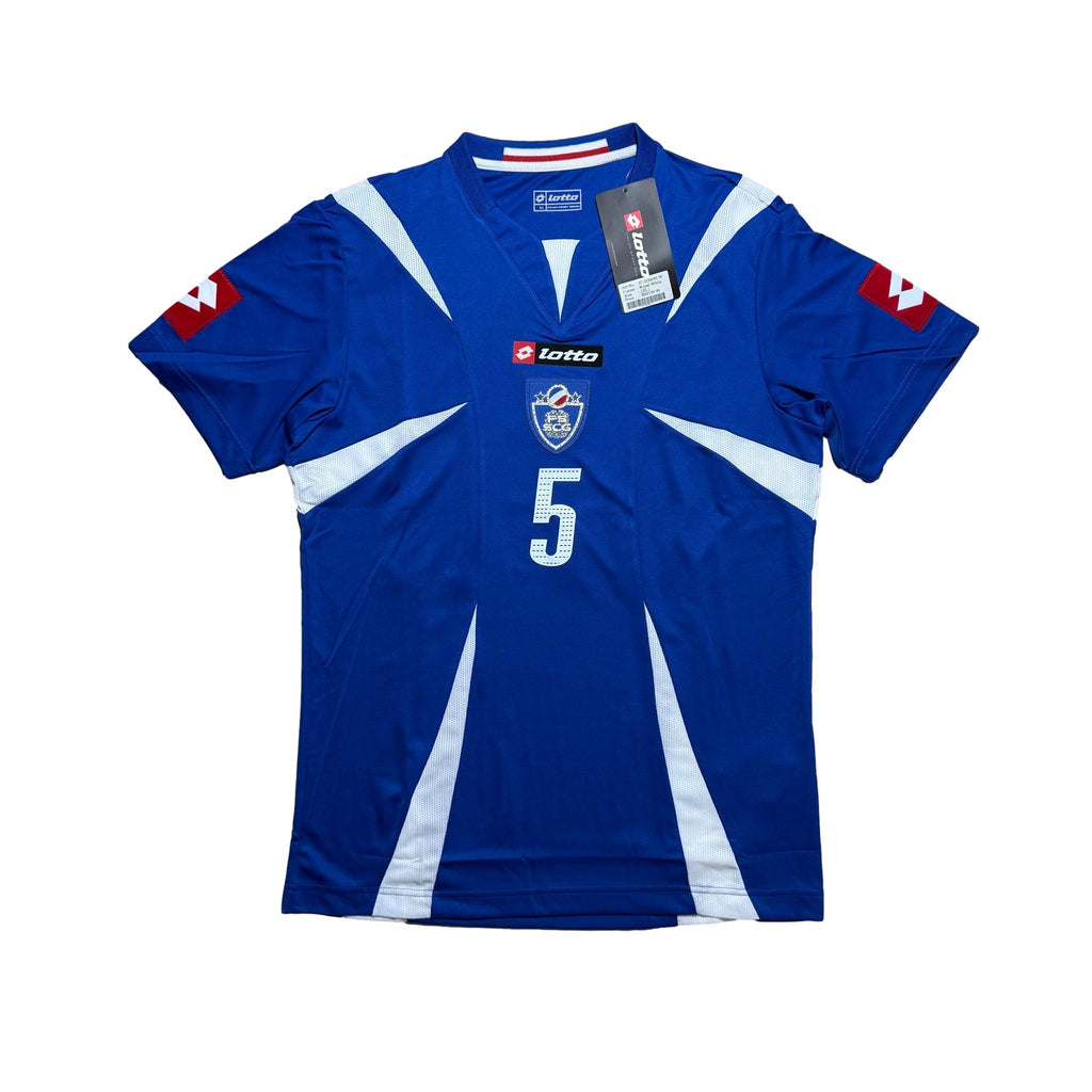 Serbia and Montenegro Home Shirt 2006 - 2008 (XL) Vidic 5 BNWT/ BNIB