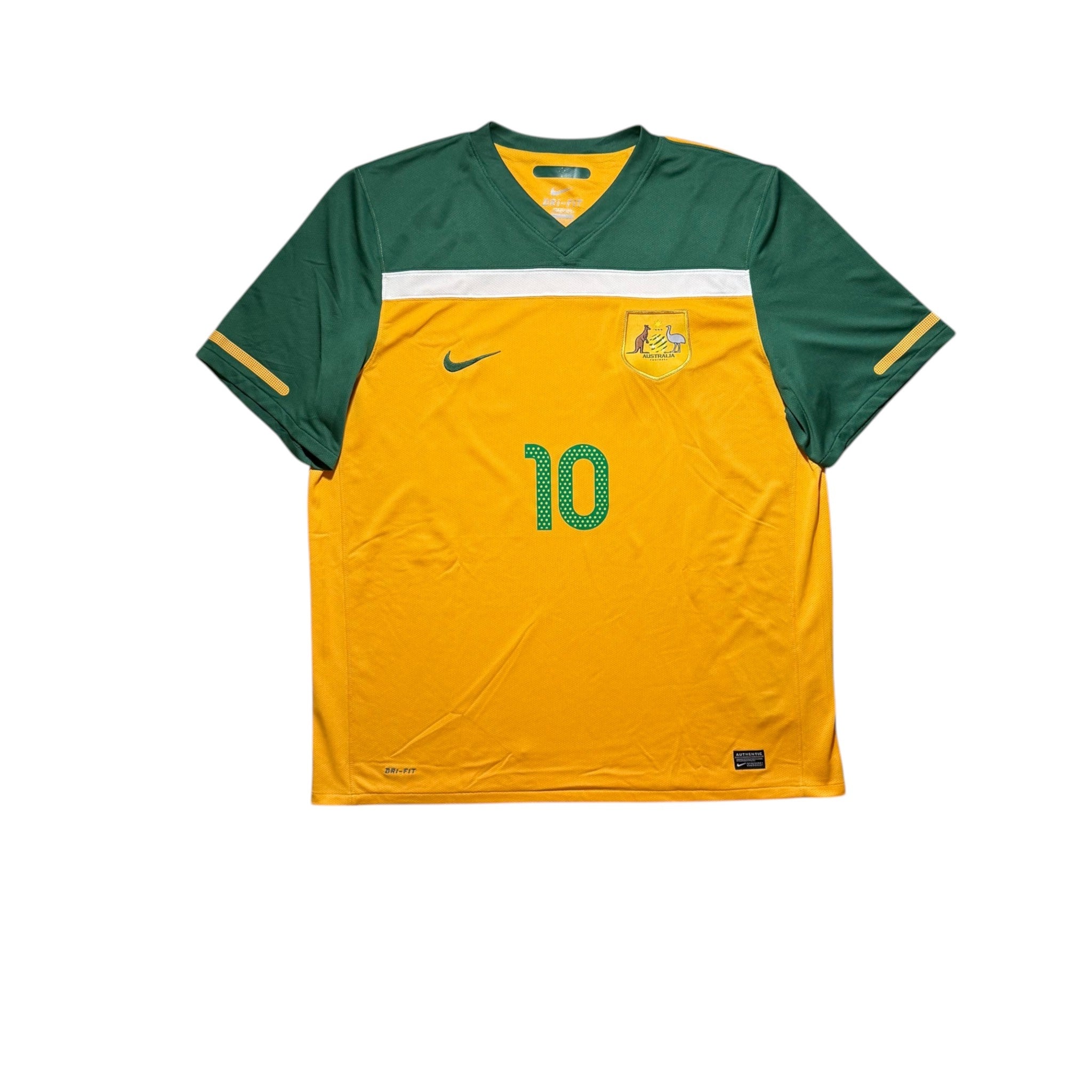 Australia Home Shirt 2010 - 2012 (XXL) Kewell 10