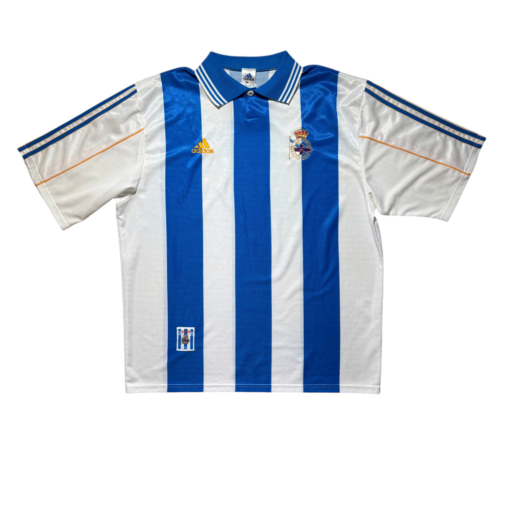 Deportivo La Coruna Home Shirt 1998 - 2000 (XL)