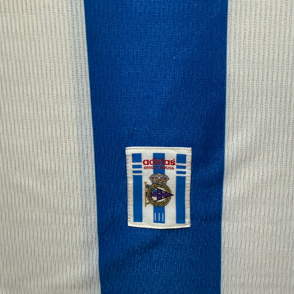 Deportivo La Coruna Home Shirt 1998 - 2000 (XL)