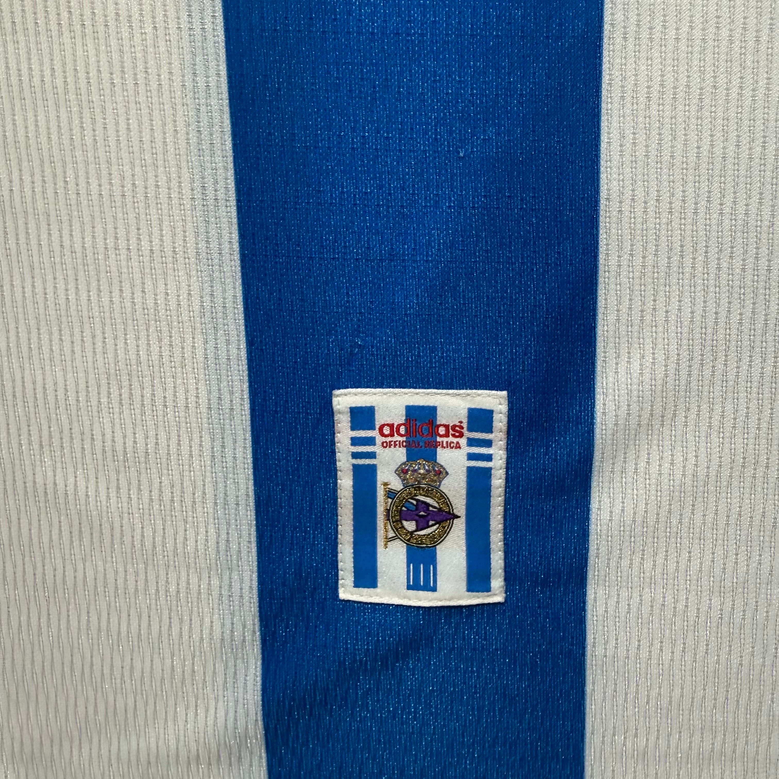 Deportivo La Coruna Home Shirt 1998 - 2000 (XL)