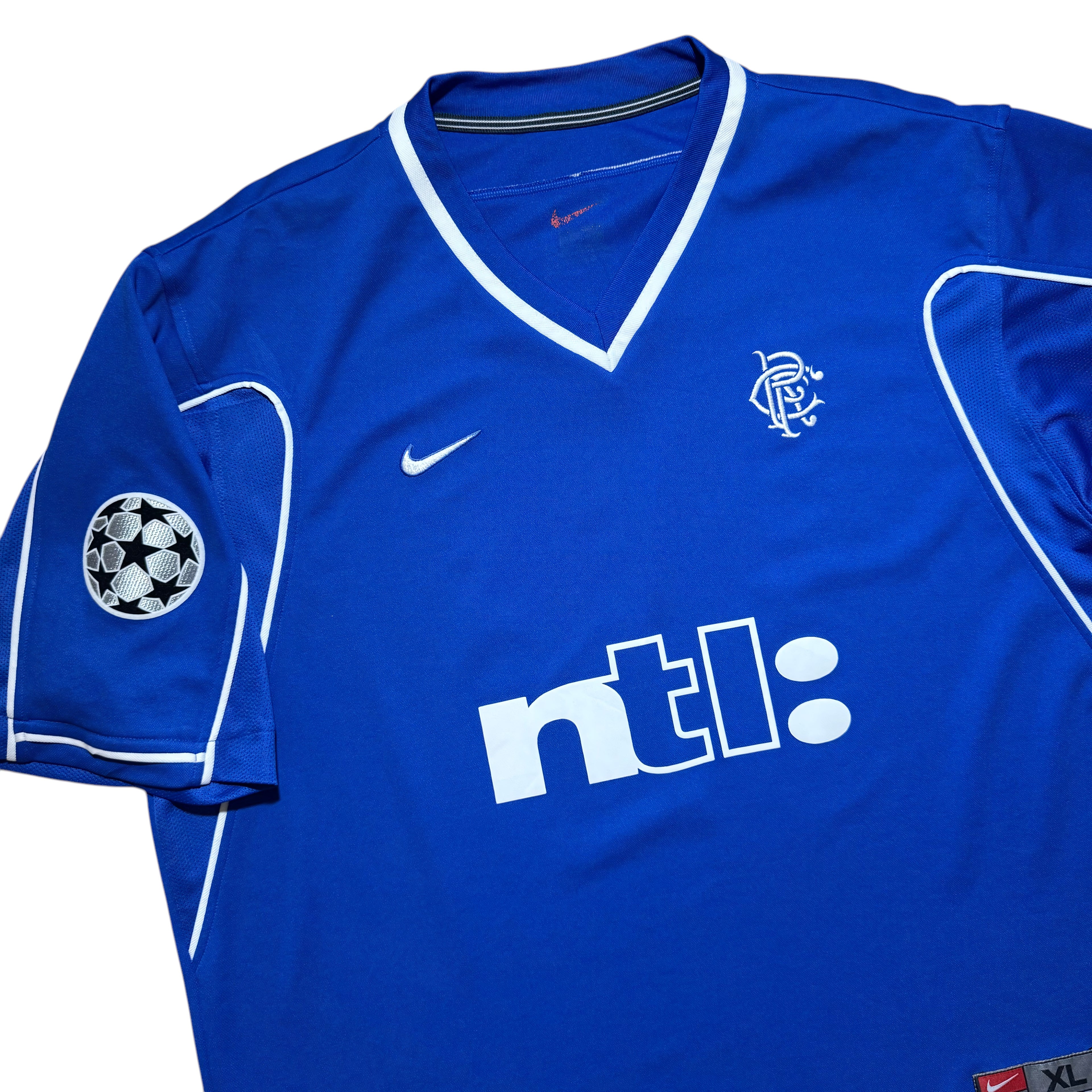Rangers Home Shirt 2000 - 2001 (XL) R. de. Boer 14