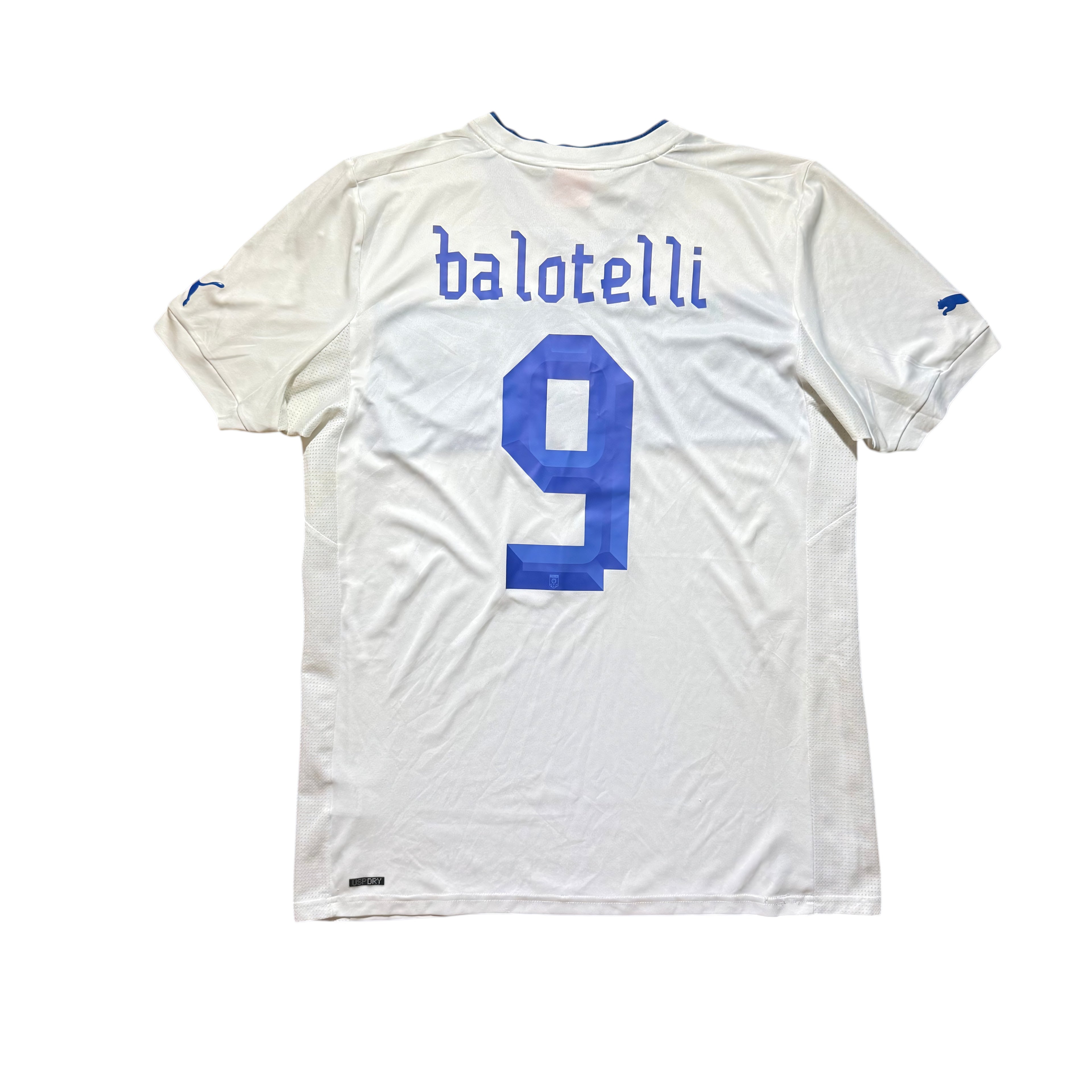Italy Away Shirt 2012 - 2014 (XL) (Balotelli 9)