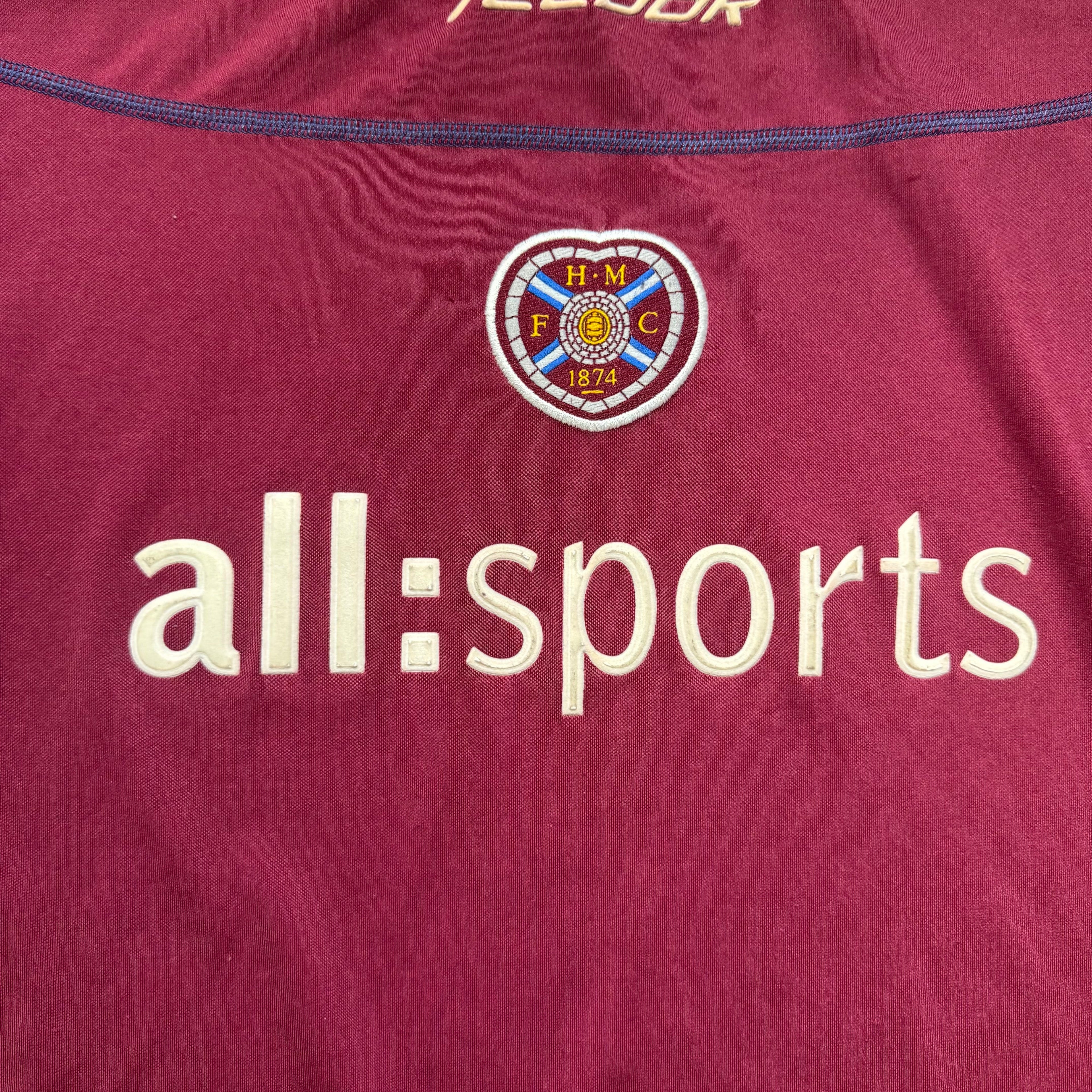 Heart of Midlothian Home Shirt 2002 - 2004 (L)