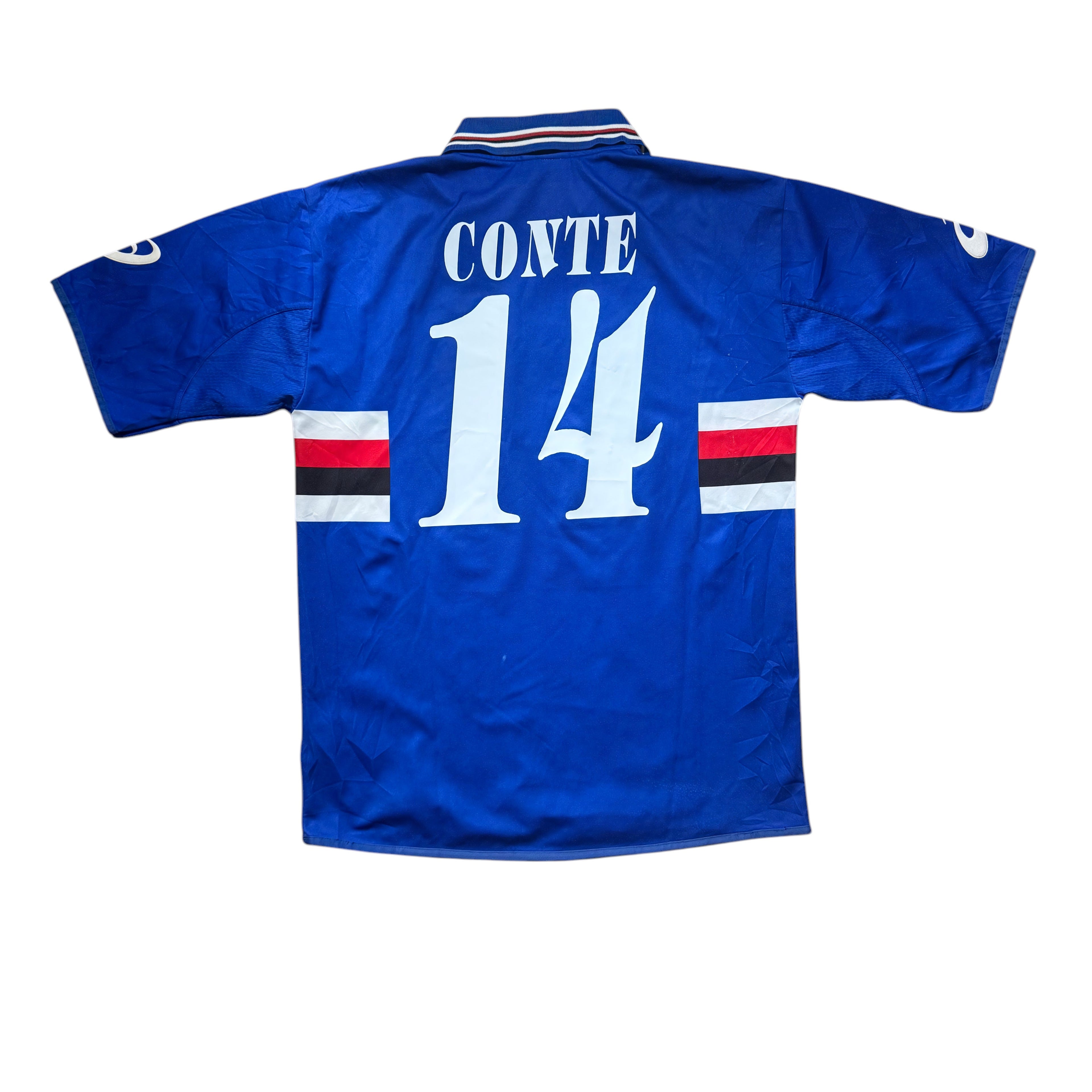 Sampdoria Home Shirt 2003 - 2004 (L) Conte 14