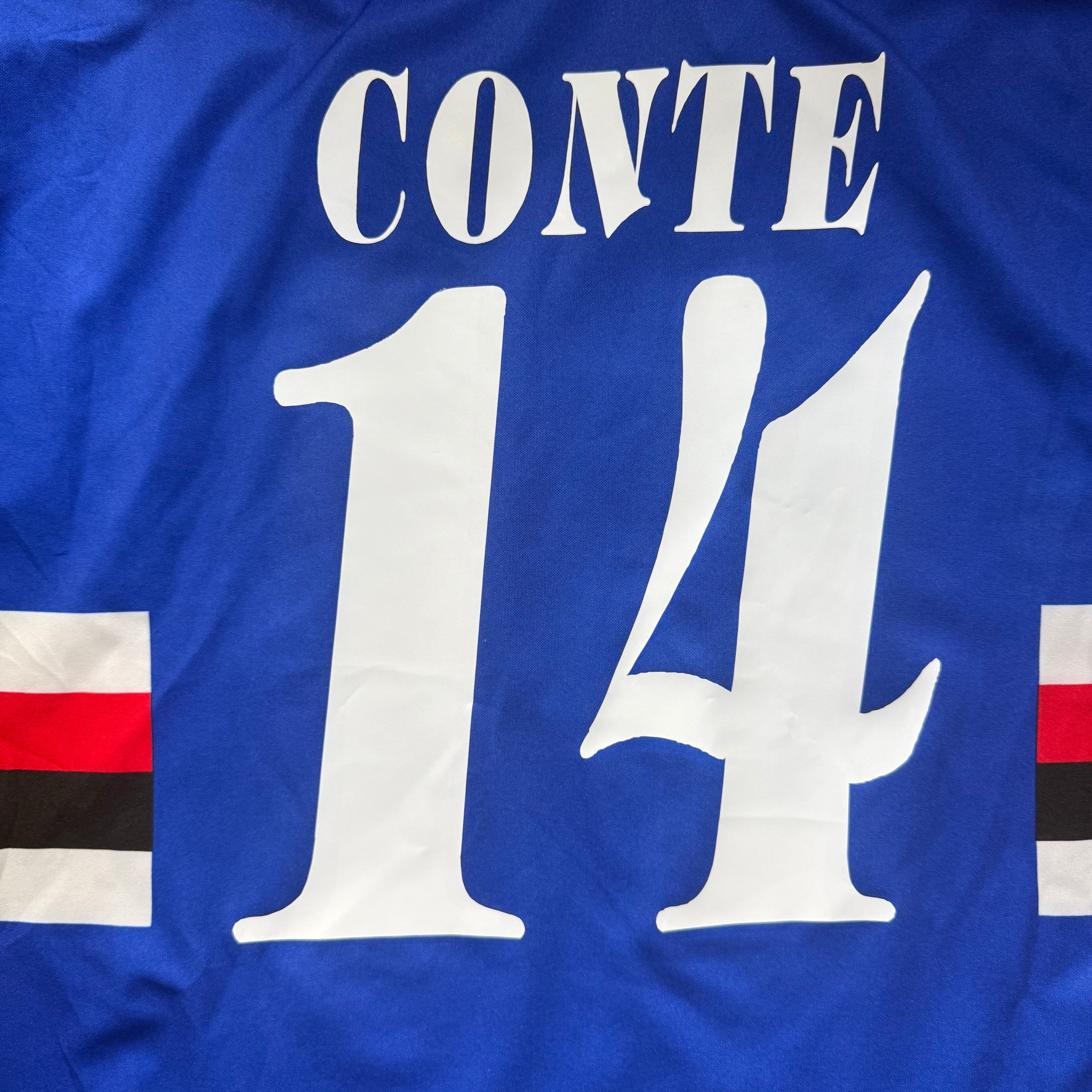 Sampdoria Home Shirt 2003 - 2004 (L) Conte 14
