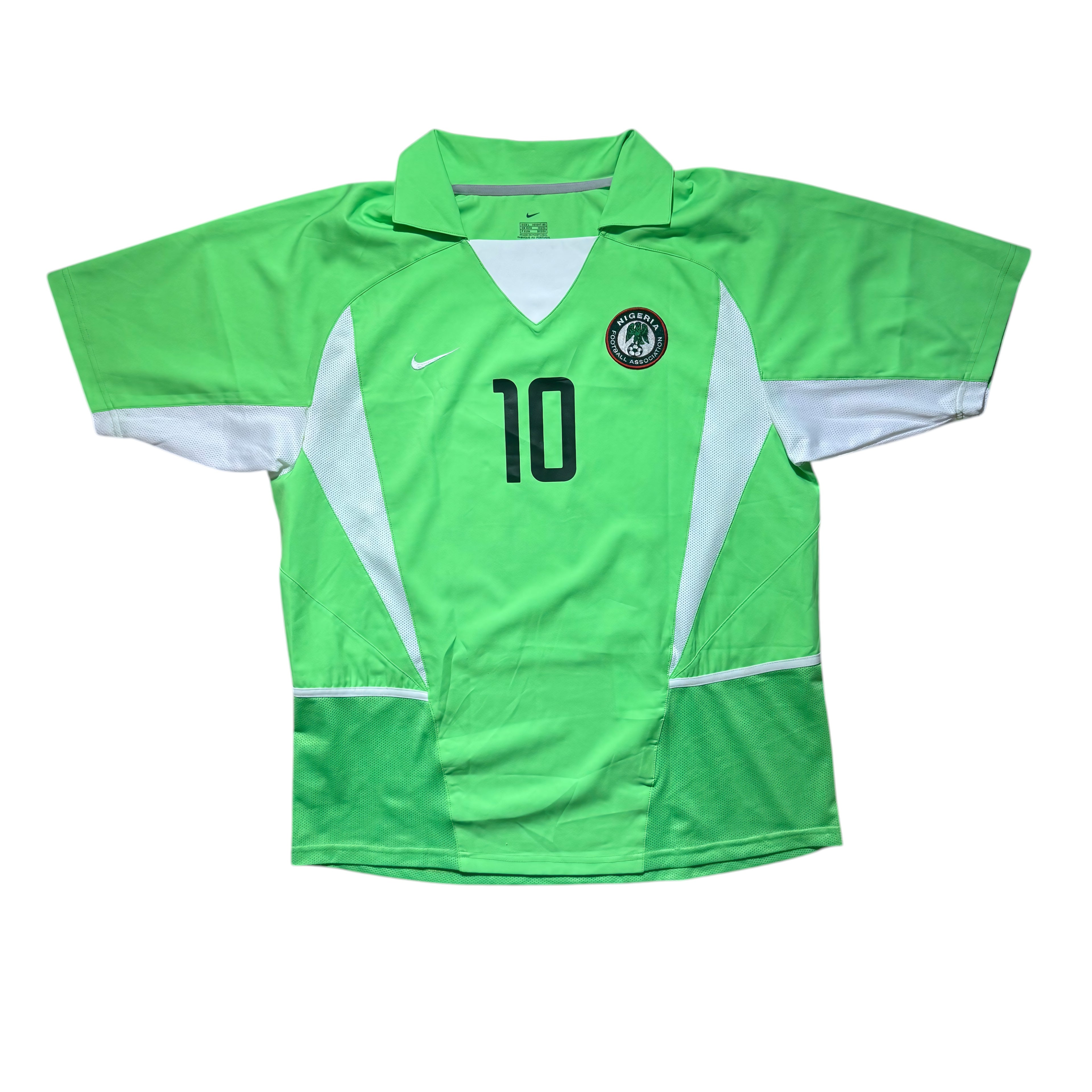 Nigeria Home Shirt 2002 - 2004 (L) Okocha 10