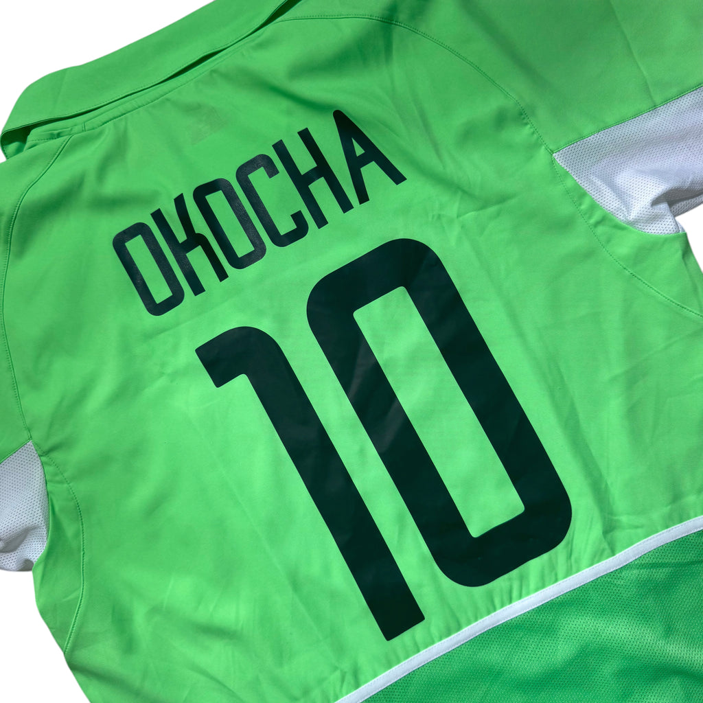 Nigeria Home Shirt 2002 - 2004 (L) Okocha 10
