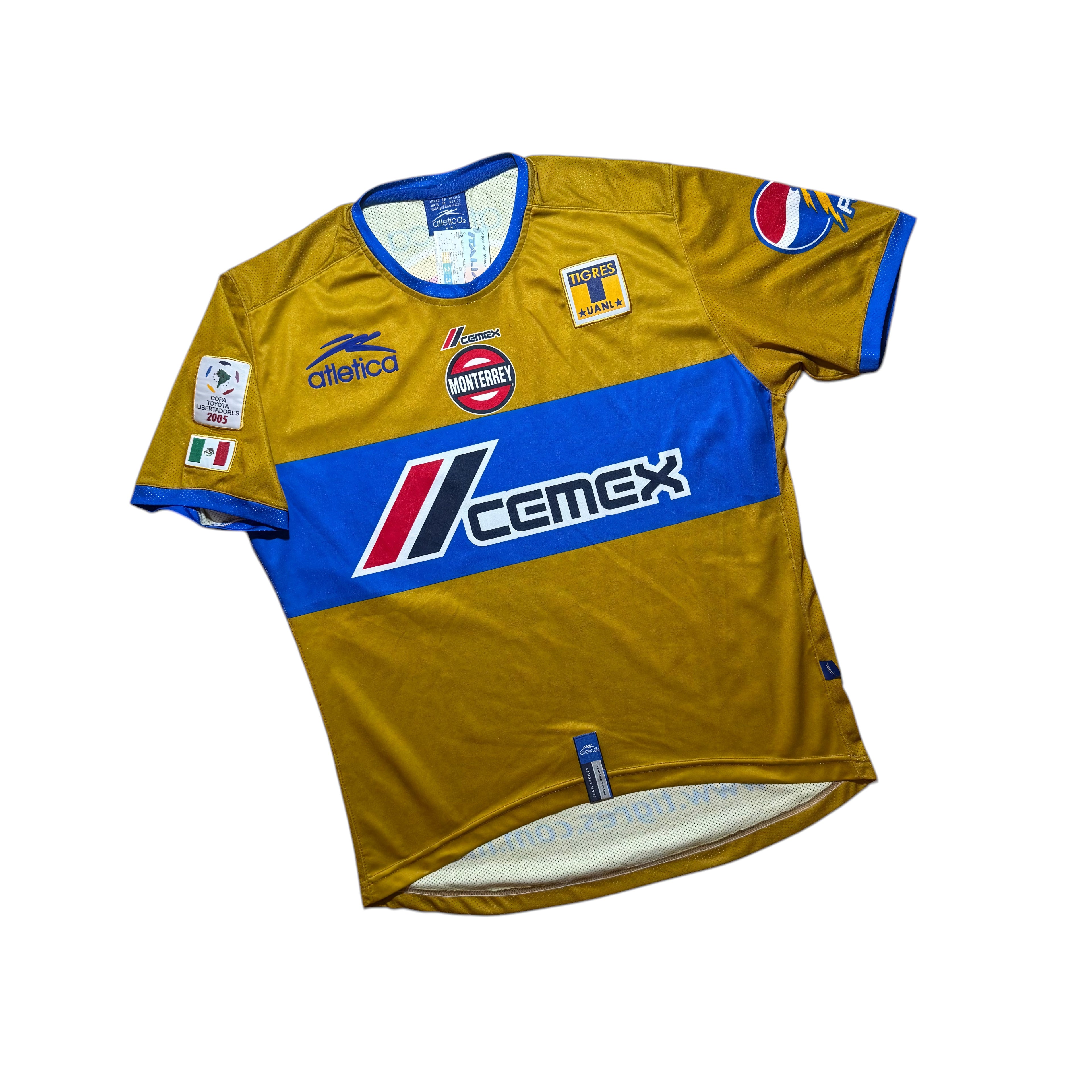 Tigres UANL Home Copa Libertadores Shirt 2005 (M)