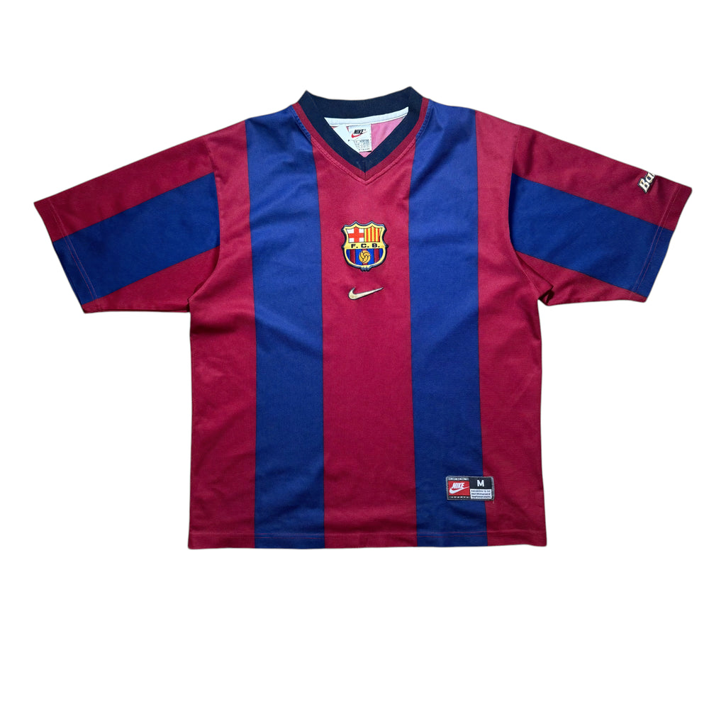 Barcelona Home Shirt 1998 - 1999 (M)