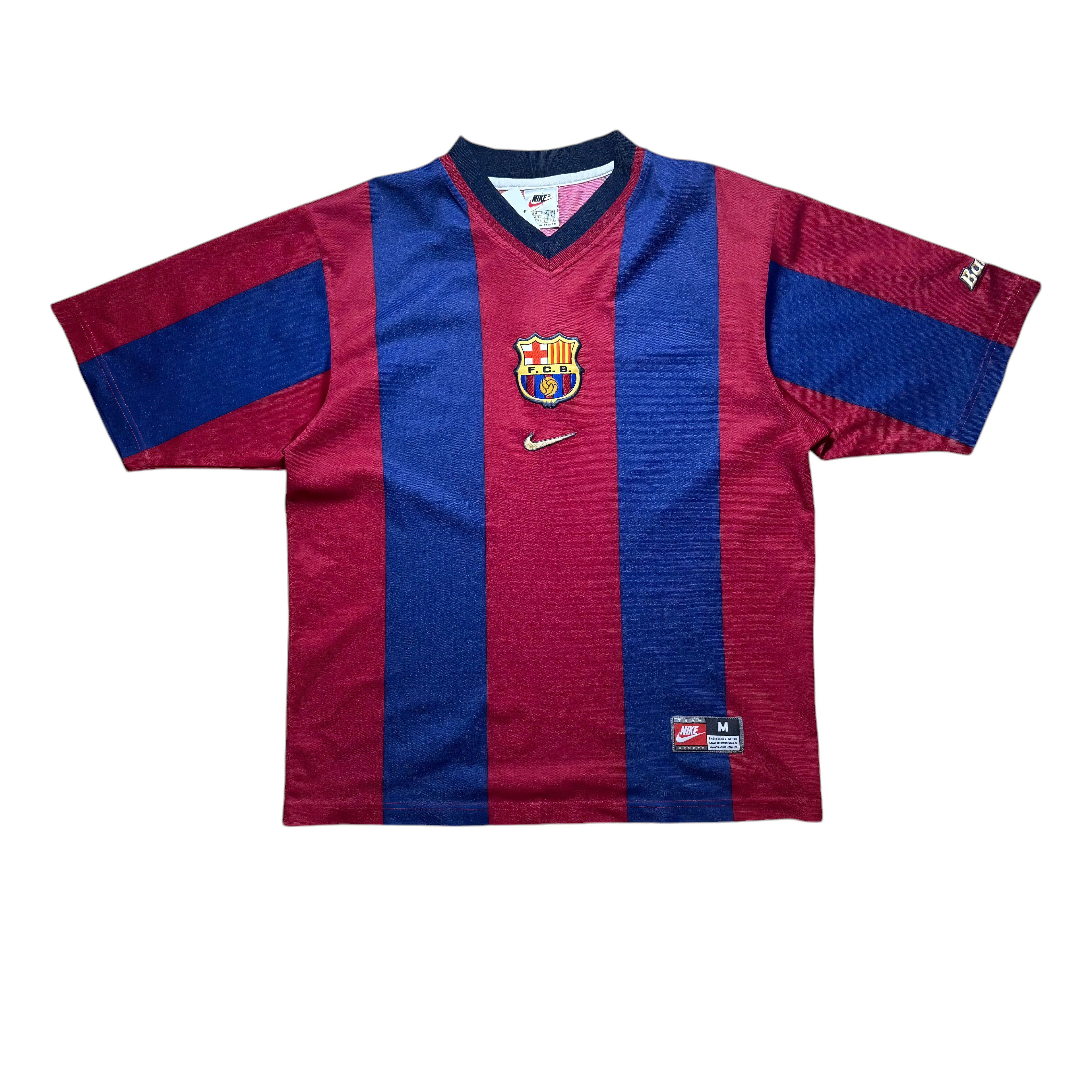 Barcelona Home Shirt 1998 - 1999 (M)