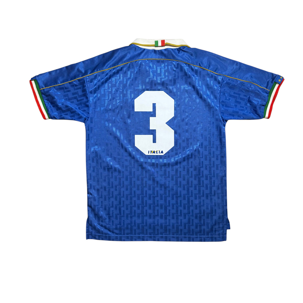 Italy Home Shirt 1995 - 1996 (L) '3' Maldini