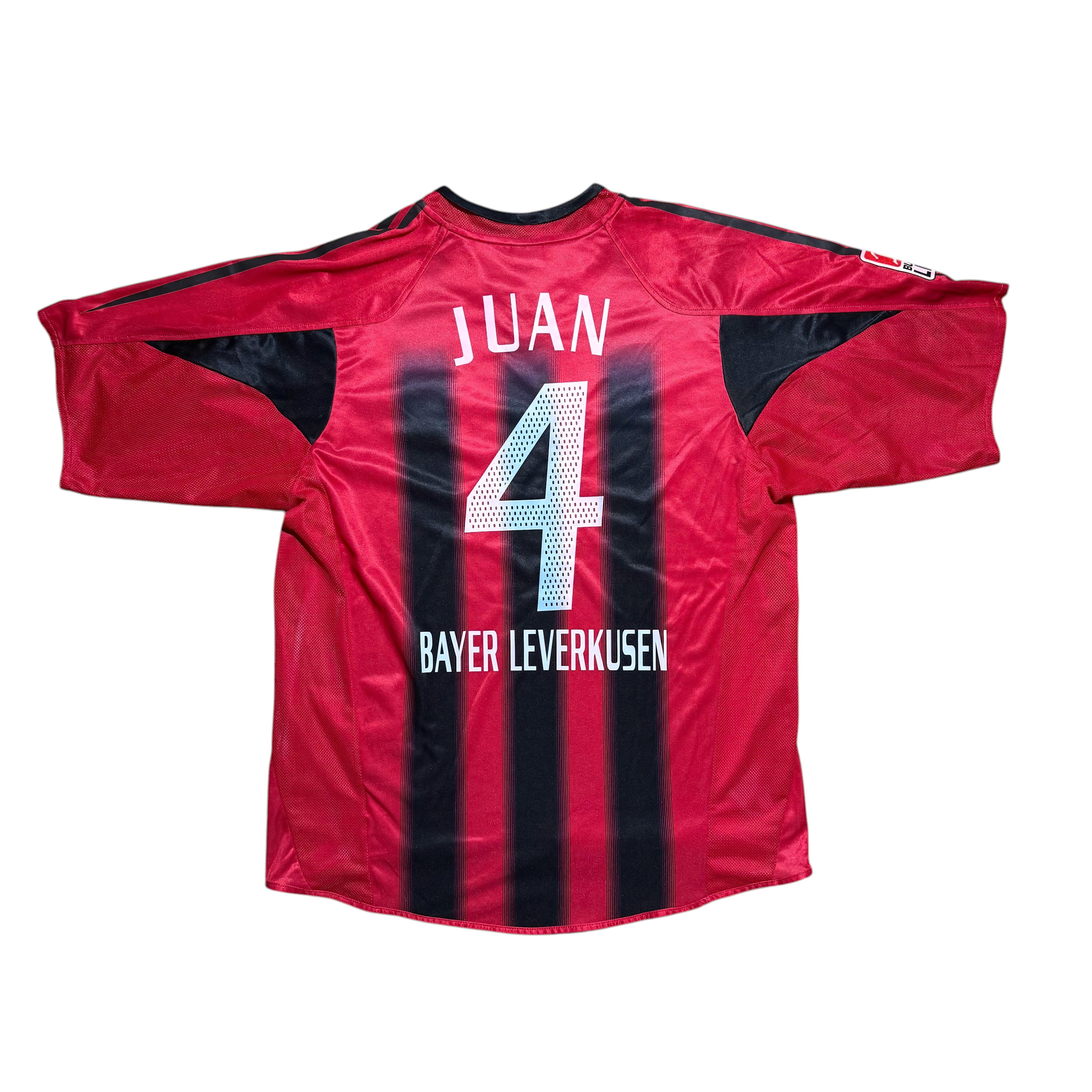 Bayer Leverkusen Home Shirt 2004 - 2006 (L) Juan 4