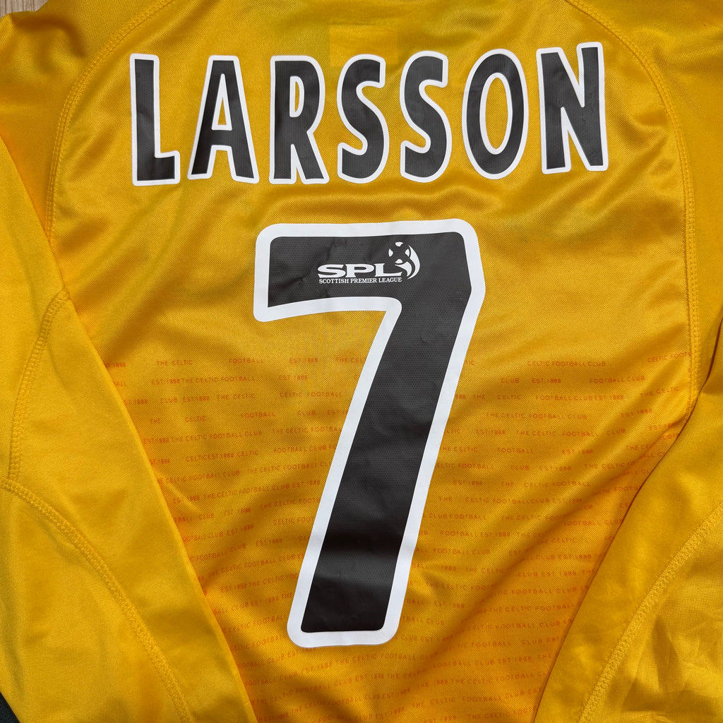 Celtic Away Shirt 2002 - 2003 (S) Larsson 7