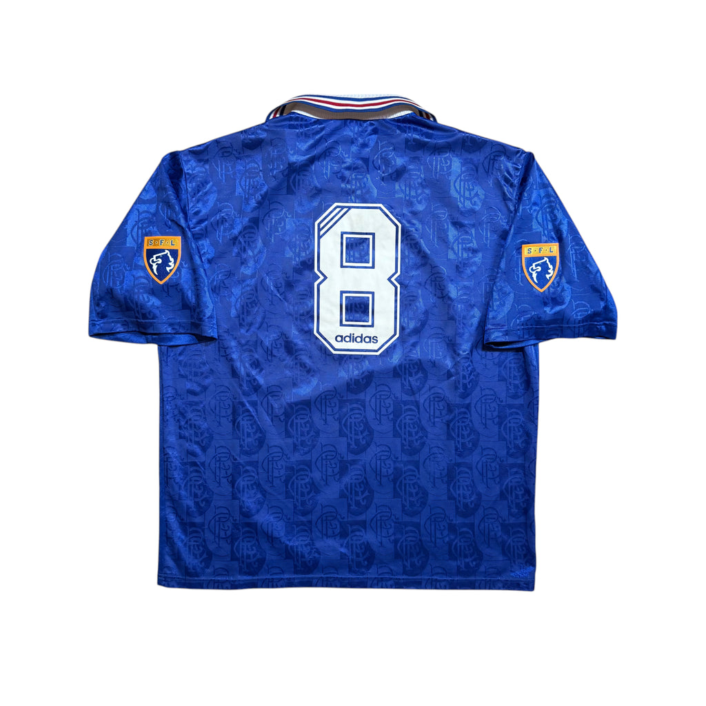 Rangers Home Shirt 1996 - 1997 (XL) '8' Gascoigne