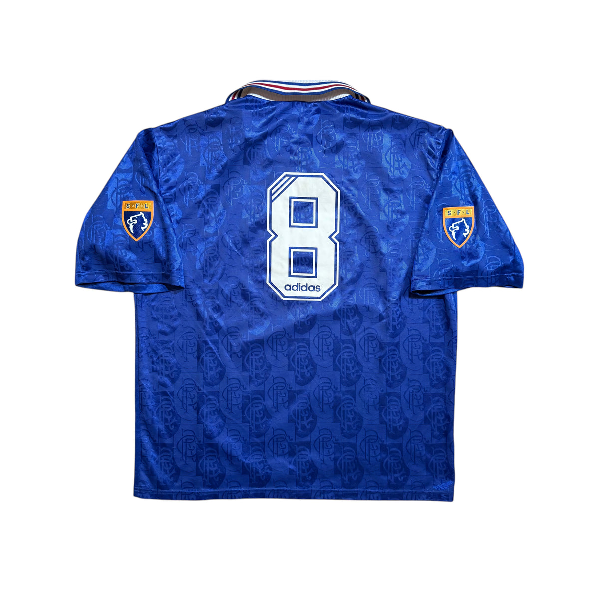Rangers Home Shirt 1996 - 1997 (XL) '8' Gascoigne