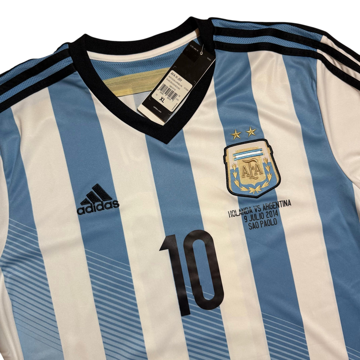Argentina Home Shirt 2014 WC (XL) Messi 10 BNWT