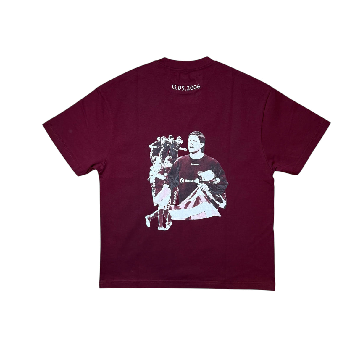 Fyssas x Gorgie Greek God 'Maroon' T-Shirt (S/M/L/XL)