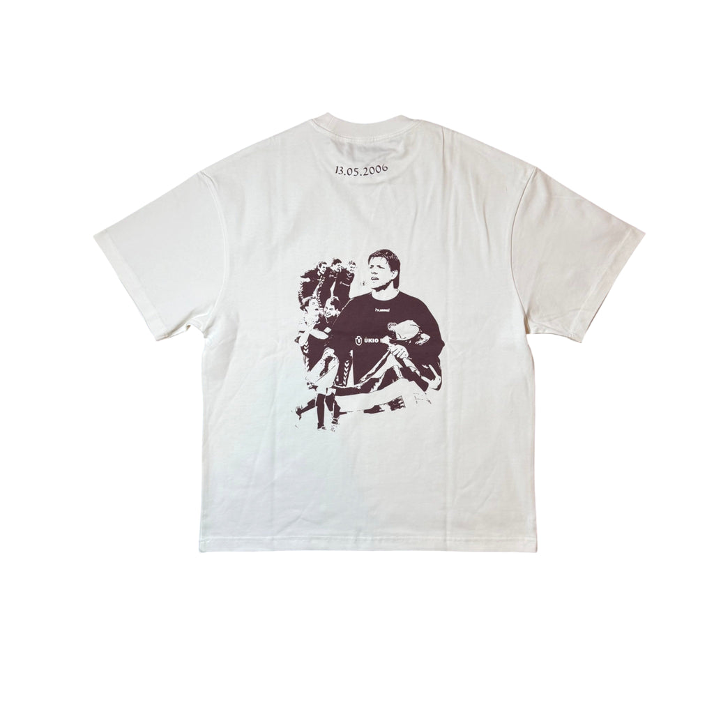 Fyssas x Gorgie Greek God 'White' T-Shirt (S/M/L/XL)