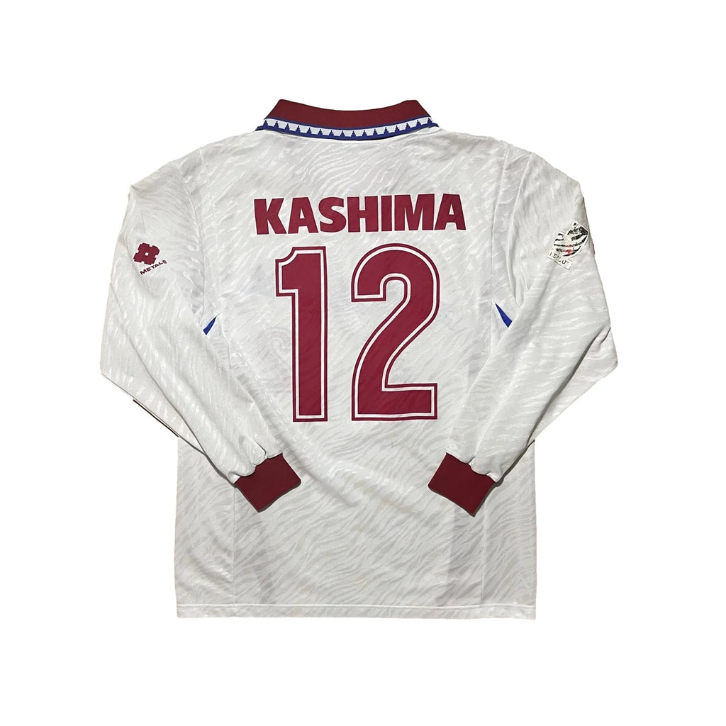 Kashima Antlers Away Cup Shirt 1994 (O) '12' Match Issue + Zico Signed