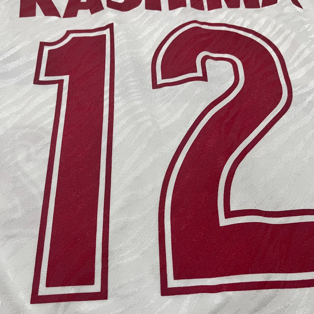 Kashima Antlers Away Cup Shirt 1994 (O) '12' Match Issue + Zico Signed