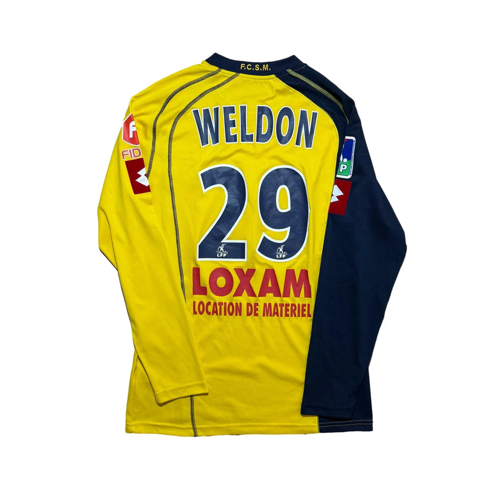 Sochaux Home Shirt 2005 - 2006 (XL) Weldon 29 Matchworn