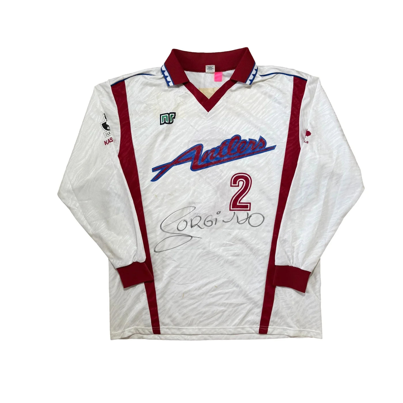 Kashima Antlers Away Cup Shirt 1994.- 1995 (O) '2' Jorginho