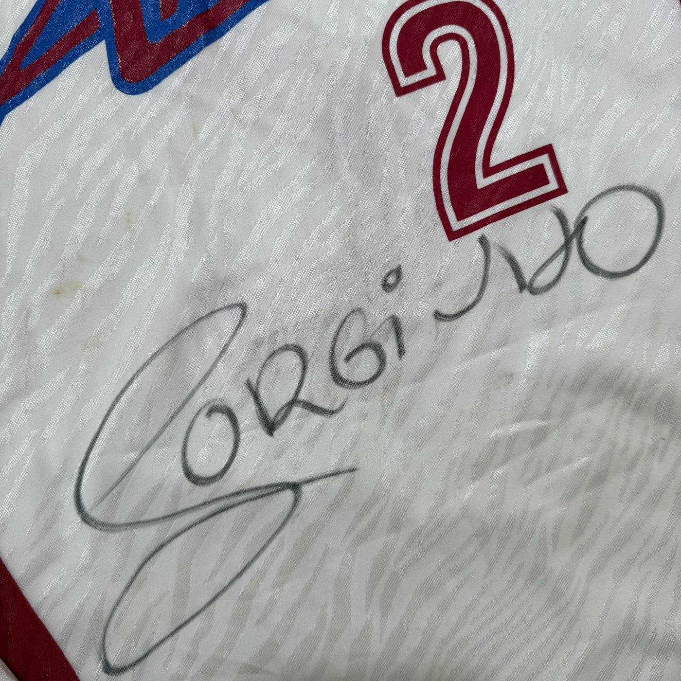 Kashima Antlers Away Cup Shirt 1994.- 1995 (O) '2' Jorginho