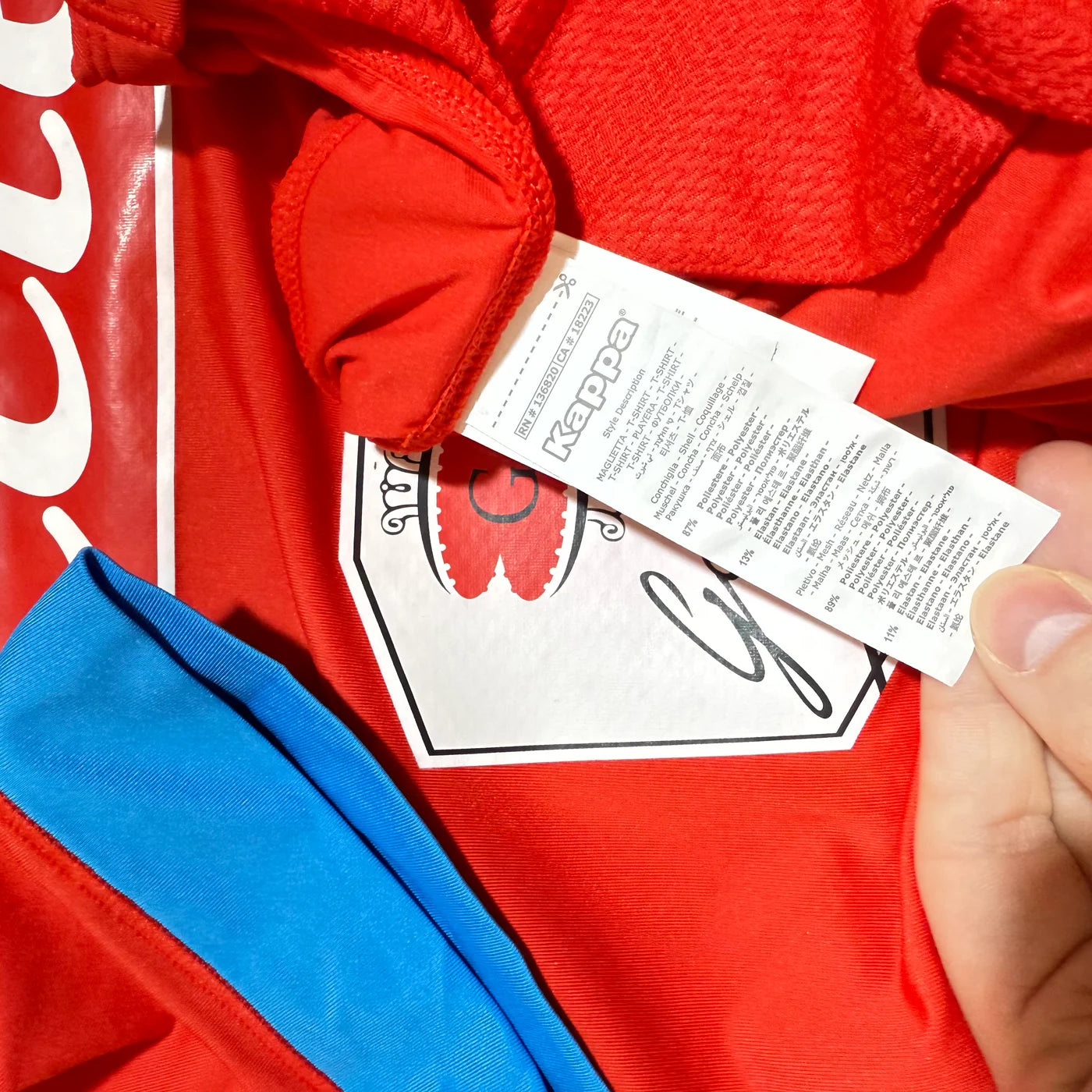 Napoli Third 2015 - 2016 (XXL Fit L) Gabbiadini 23 - Player Issue