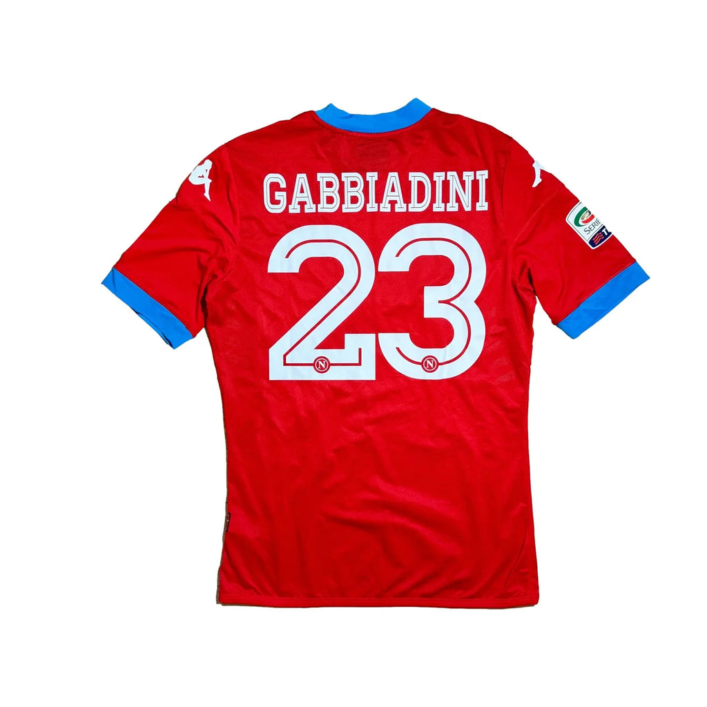 Napoli Third 2015 - 2016 (XXL Fit L) Gabbiadini 23 - Player Issue