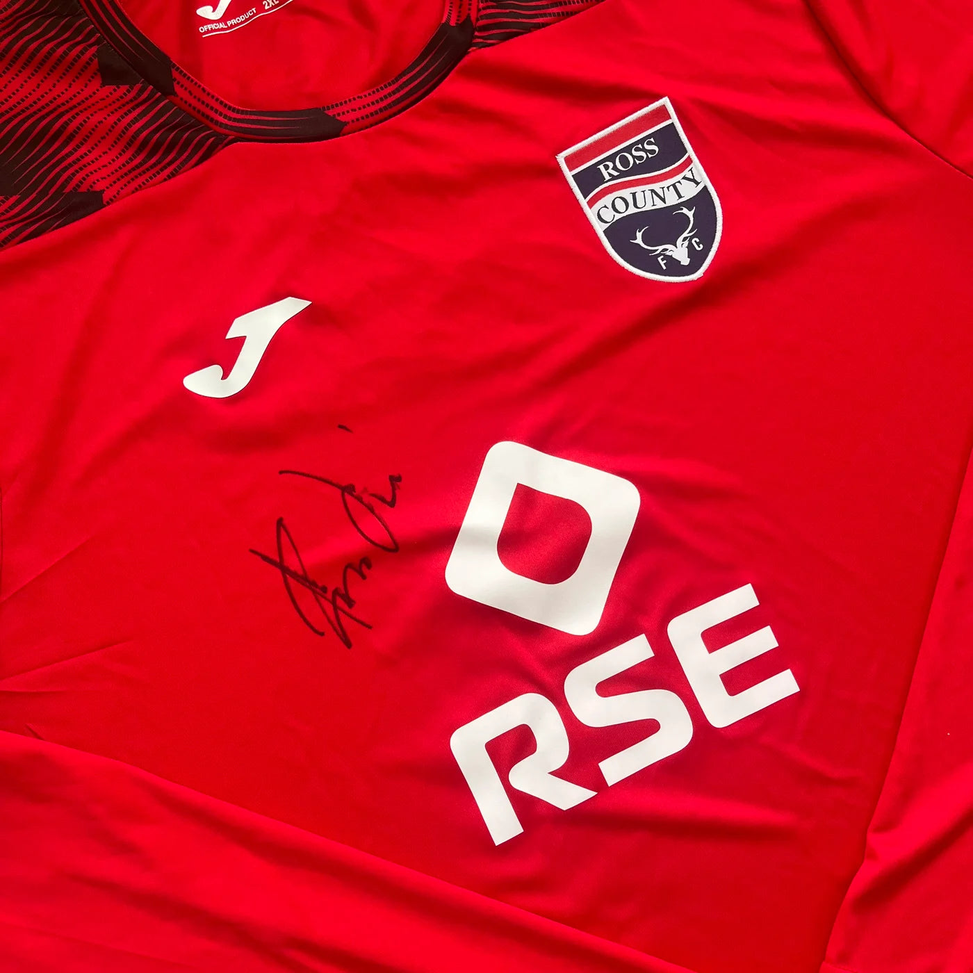 Ross County GK Shirt 2023 - 2024 (2XL) Laidlaw 1 MI Signed