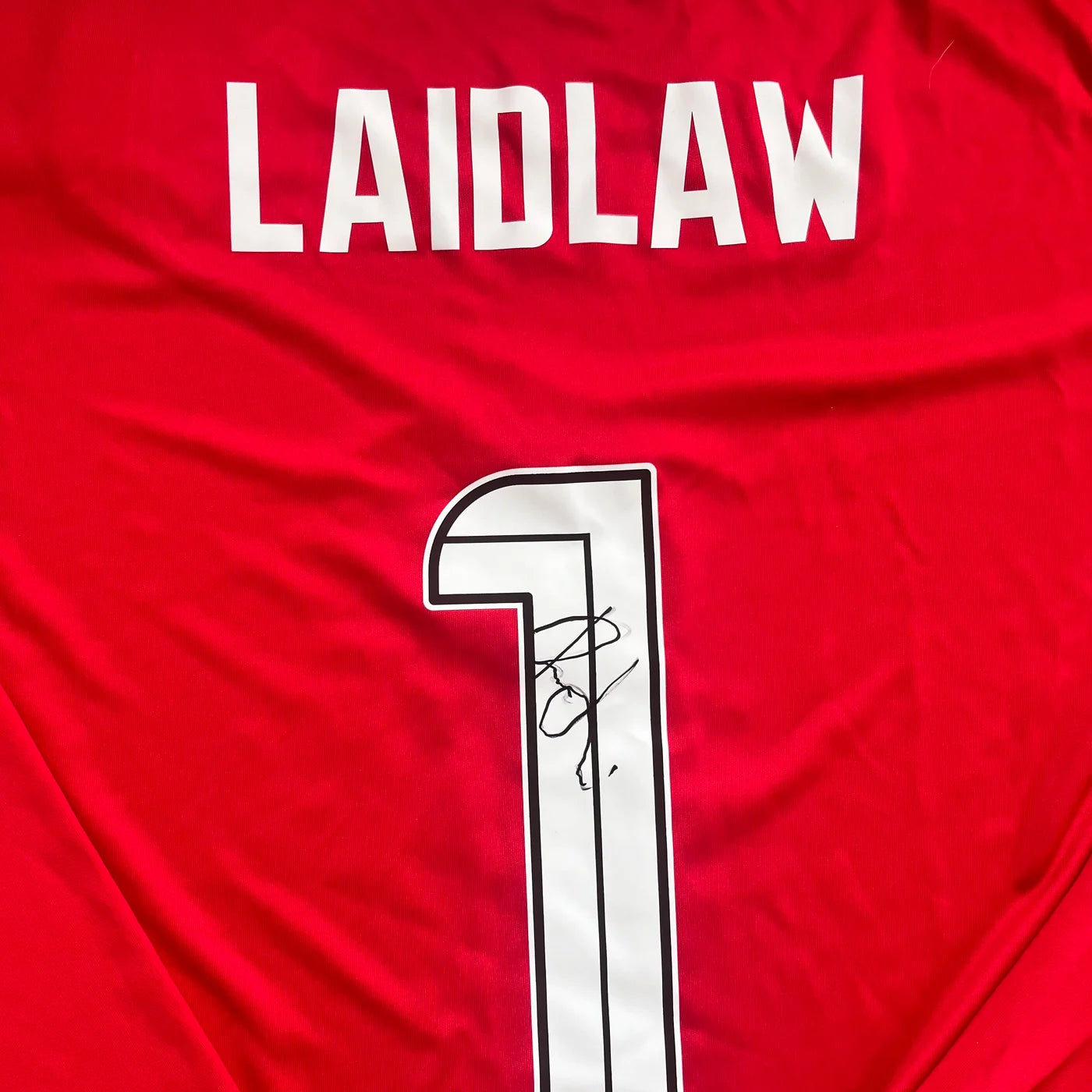 Ross County GK Shirt 2023 - 2024 (2XL) Laidlaw 1 MI Signed