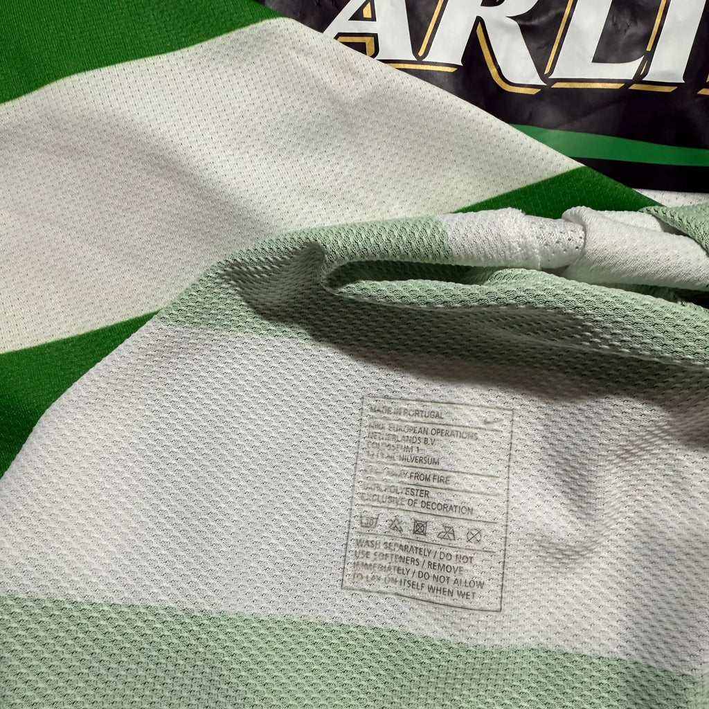 Celtic Home Shirt 2008 - 2009 (L) Caldwell 5 - Matchworn + Signed