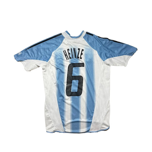 Argentina Home Shirt 2004 - 2006 (M) Heinze 6