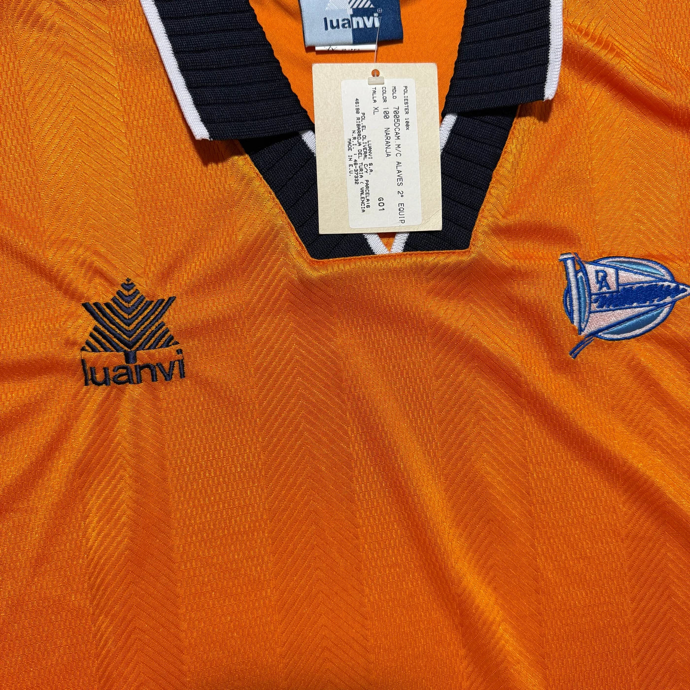 Deportivo Alaves Away Shirt 1999 - 2002 (XL) BNWT